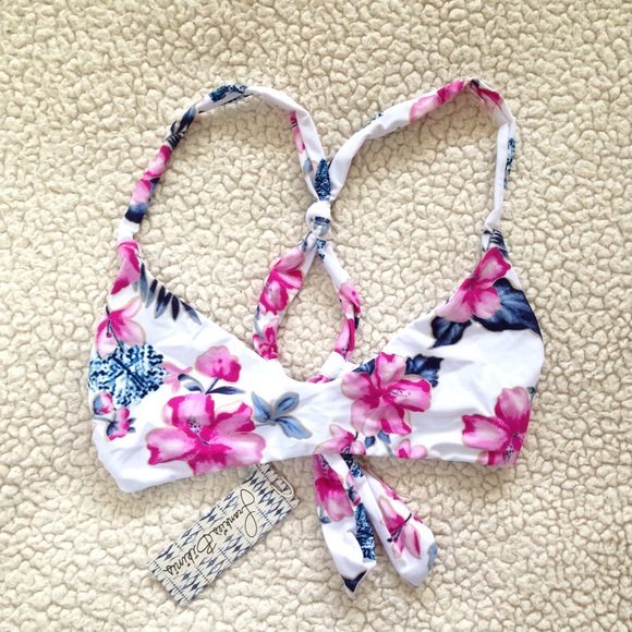 Frankies Bikinis Floral Malibu Top - Picture 3 of 6